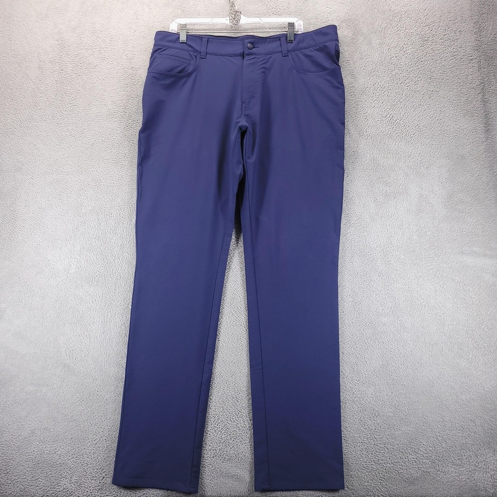 Peter Millar Pants Mens 38x33 Blue Crown Crafted Kirk Performance Trousers